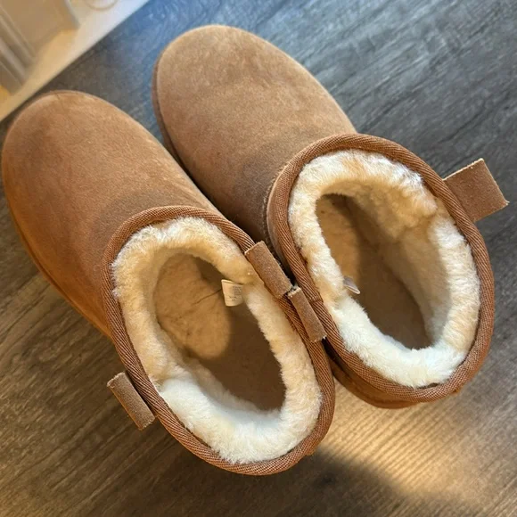 EMU Australia Stinger Micro Waterproof Suede Sheepskin Boot, Chestnut, Size 10 - Picture 8 of 8